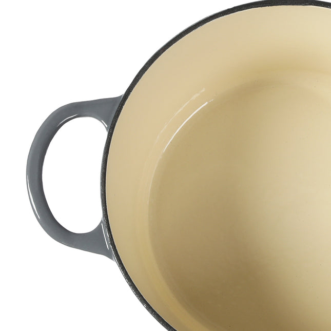 TOQUE 4L Enamel Dutch Oven Pot in Black Colour-1973193930577154051