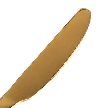 Stainless Steel Cutlery Set Travel Knife Gold-1954802794133327875