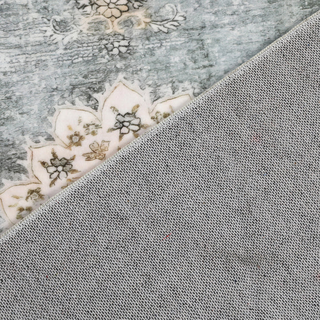 Marlow Floor Rug Short Pile Washable Vintage Carpet Soft Plush Non Slip 160x120-1954802390494482435