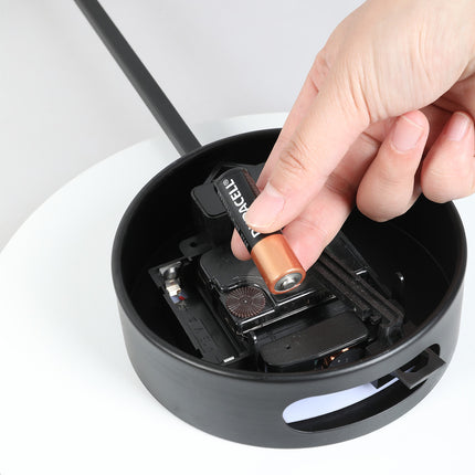 Yezi Round Wall Clock 60cm Large Modern Home Decoration-1954802445200789507