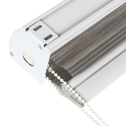 Marlow Blackout Zebra Roller Blind Curtains 60x210 Beige-1975420491535618051