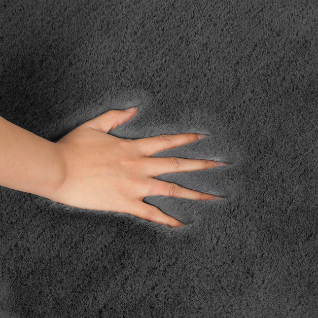 Marlow Floor Rug Area Rugs Cloud Fluffy 80X200cm Grey-1975420463098236932