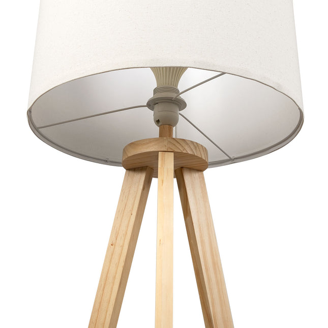 EMITTO Tripod Floor Lamp with Shelf-1973193957479419908