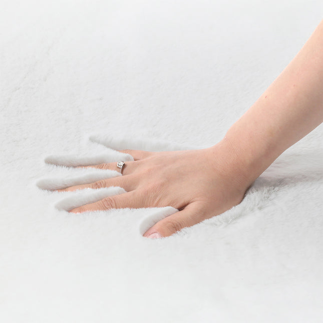 Marlow Floor Rug Area Rugs Cloud Fluffy 60X160cm White-1973193863476678660