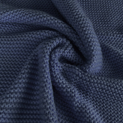 DreamZ Knitting Throw Blanket Cushion Navy-1954802942037069828