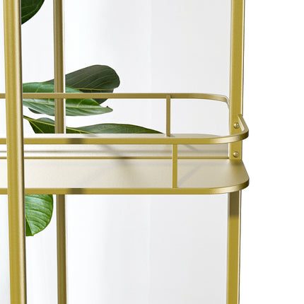 Yezi 360? Swivel Bathroom Wall Mirrors with Storage-1954803008793612292