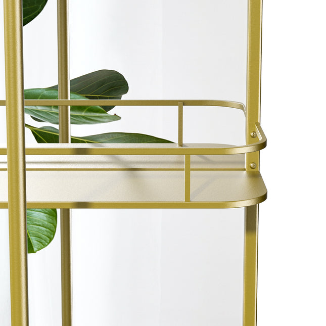 Yezi 360? Swivel Bathroom Wall Mirrors with Storage-1954803008793612292