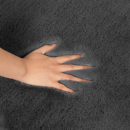 Marlow Floor Rug Area Rugs Cloud Fluffy 80X200cm Grey-1954802714525437956