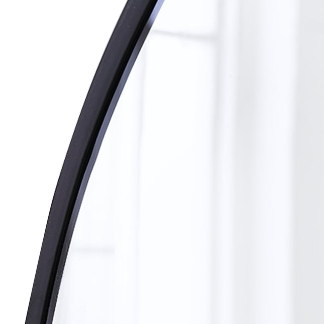 Wall Mirror Round Shaped Bathroom Makeup Medium-1954802954406072324