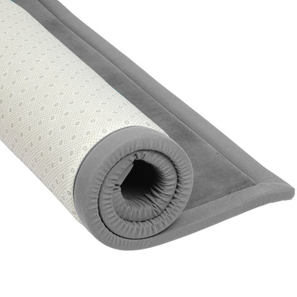 Marlow Coral Velvet Area Rugs Large Mat 120x200cm Grey-1975420339794087940