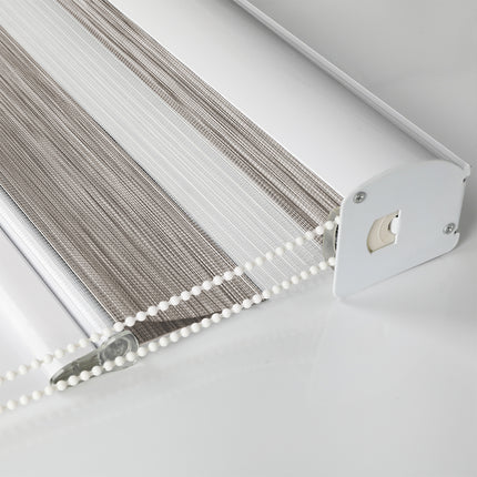 Marlow Blackout Zebra Roller Blind Curtains 60x210 Beige-1975420491535618052