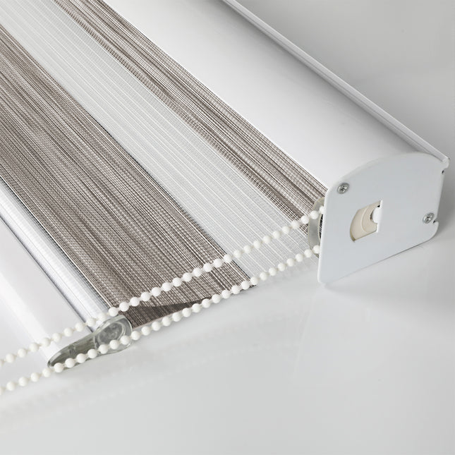 Marlow Blackout Zebra Roller Blind Curtains 60x210 Beige-1975420491535618052