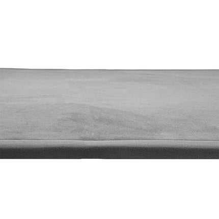 Marlow Coral Velvet Area Rugs Large Mat 120x200cm Grey-1954802461621489669