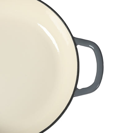 3.5L Enamel Dutch Oven Pan in Black Colour-1954802796293394437