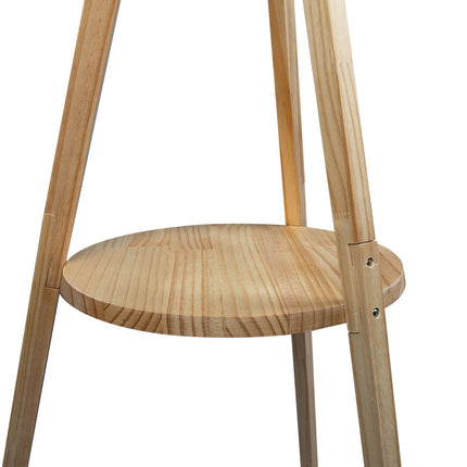 EMITTO Tripod Floor Lamp with Shelf-1954802835845681157