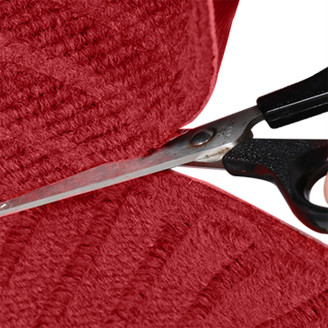 Marlow Extra Large Floor Rug Non Slip 90cm x 305cm Red-1975420340859441157