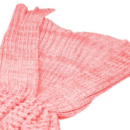Mermaid Tail Crochet Blanket Sofa Rug-1954802401517113349