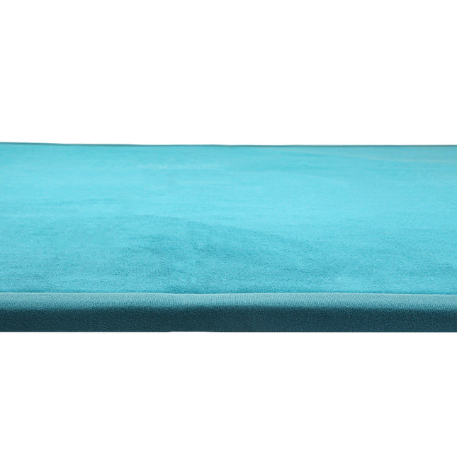 Marlow Coral Velvet Area Rugs Large Mat 150x200cm Blue-1975420339970248709