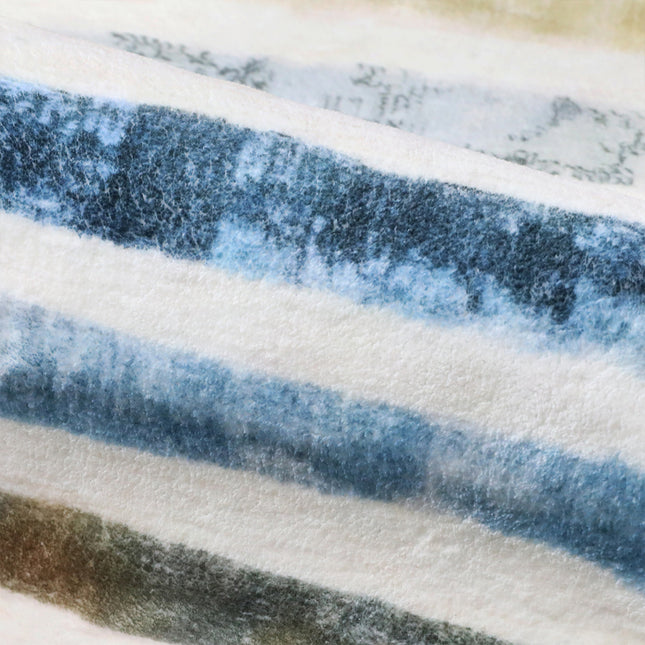 Marlow Floor Rug Short Pile Washable Carpet Soft Plush Non Slip Stripe 200x290-1975420390331256837