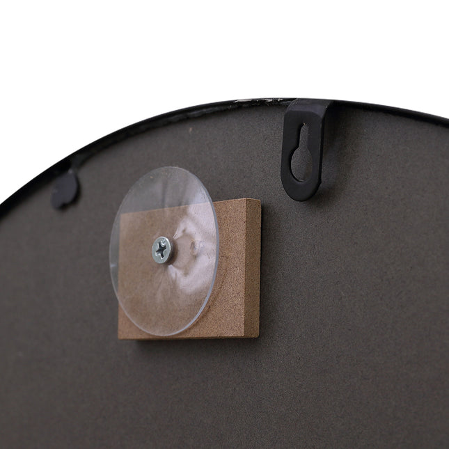 Wall Mirror Round Shaped Bathroom Makeup Medium-1975420485298688005