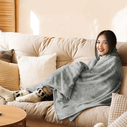 DreamZ Electric Throw Blanket Heated Timer Bedding Washable Warm Winter Plush GY-1973193802143371270