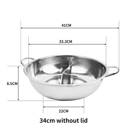 TOQUE 34cm Stainless Steel Twin Mandarin-1973193932502339586