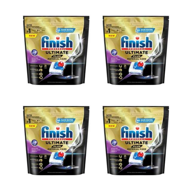 Finish Ultimate Plus 124 Dishwasher Tablets-1960920161930317824
